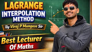 ❤️ Lagrange Interpolation Method By Viraj P Mungase Sir ( Be.Mech ) 2026 ❤️