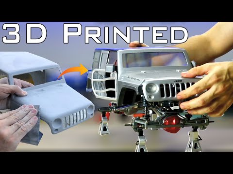 How to 3d print and paint rc car body