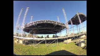 Groovin The Moo Main Stage Build 2012