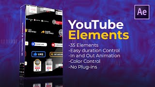 Details YouTube Subscribe Elements: After effects template Guide