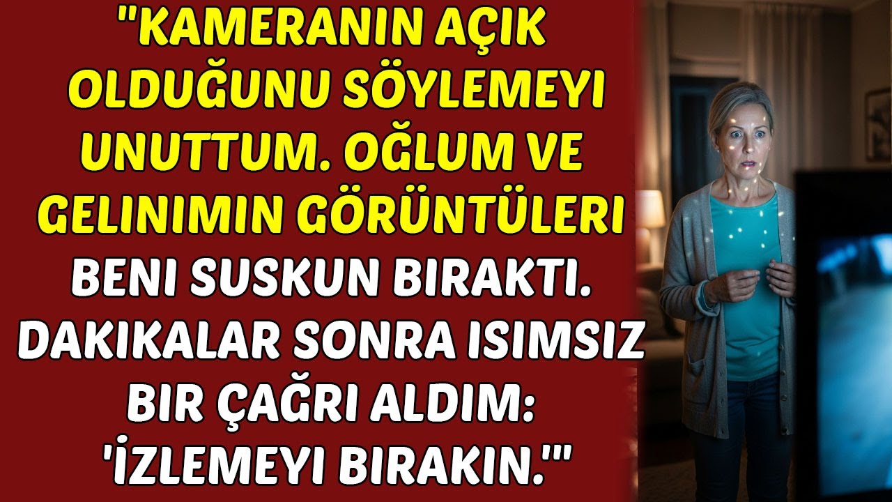 Oğluma Kameranın Açık Olduğunu Söylemeyi Unuttum, O Görüntüde Gördüklerim Rahatsız Ediciydi