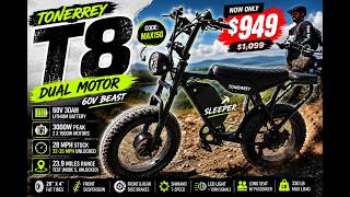 $949 60V Dual Motor E-Bike?! Tonnerrey T8 Review