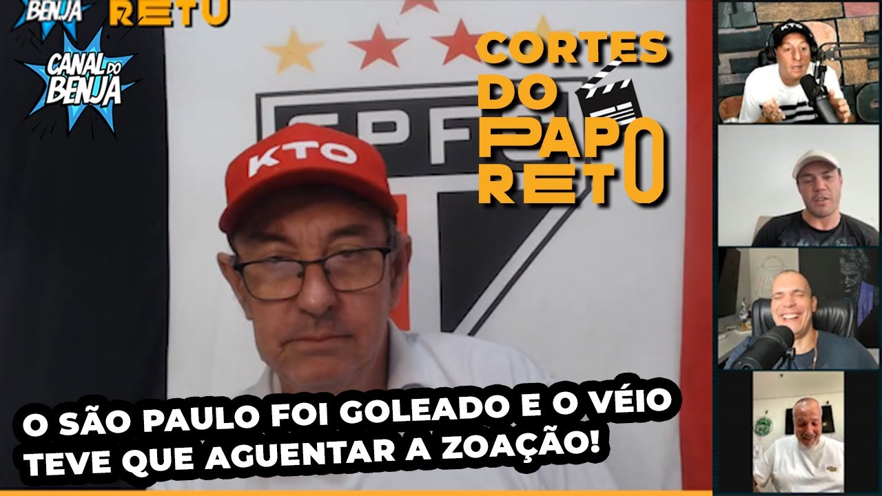 #41 CORTE DO PAPO RETO - O SÃO PAULO FOI GOLEADO E O VÉIO TEVE QUE AGUENTAR A ZOAÇÃO!