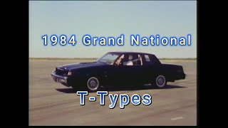 The 1984 Buick Grand National and T-Types