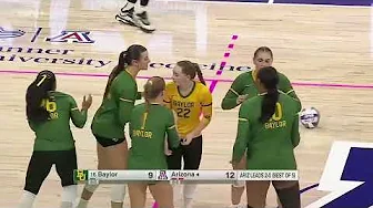 Baylor Volleyball: Highlights at Arizona | October 10, 2025