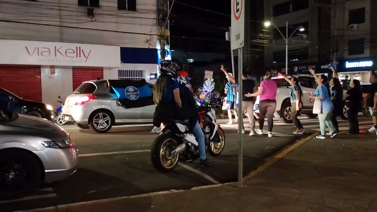 Festa da torcida do Grêmio... campeão 2026