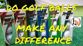 Do Golf Balls make any difference? - SRIXON 7 Iron Ball Test