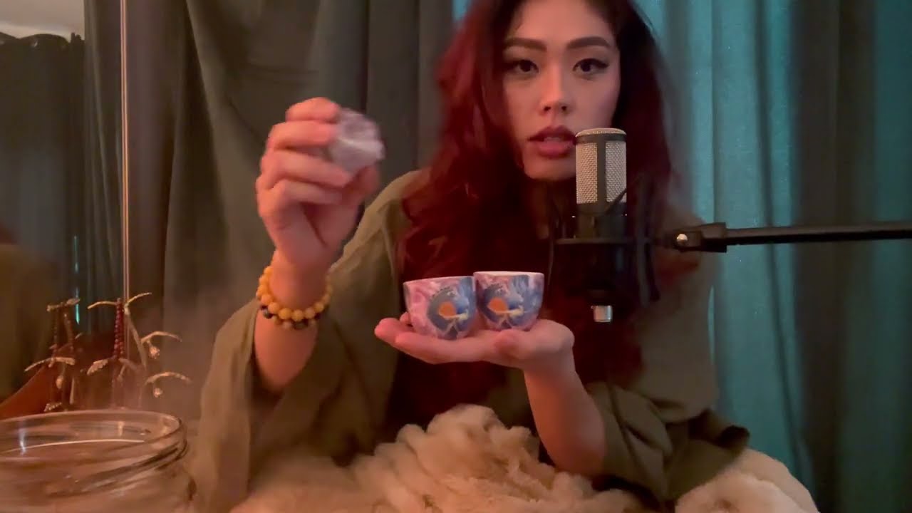 Soft Spoken Morning ASMR | Gentle Wake-Up, Tea Ritual, Sage Cleansing & Gua Sha for Positive Energy