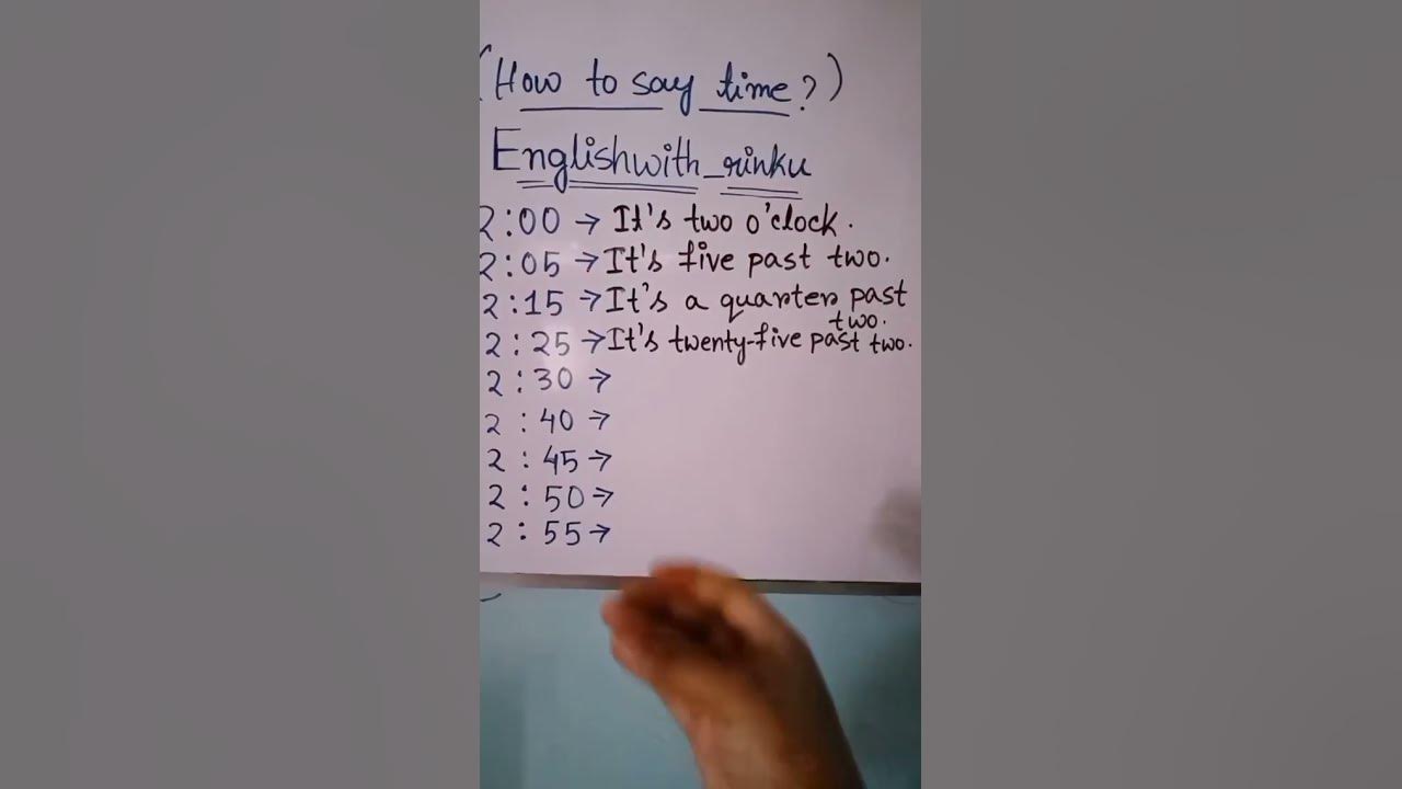 How To Say Time In English Learn About Times Clock Learning shorts how-to-say-time-in-english-learn-about-times-clock-learning-shorts