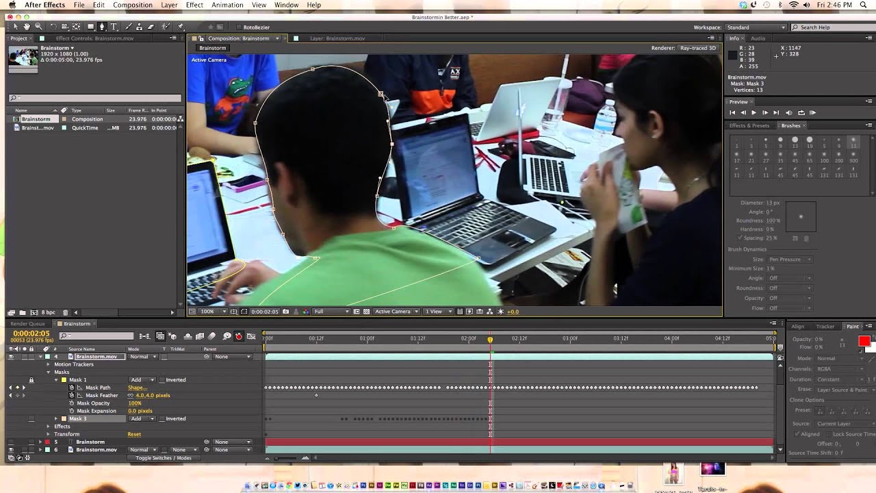 Masking in After Effects