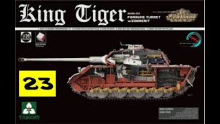 Montage Maquette Sd Kfz 182 King Tiger Takom 135Ème Part 23