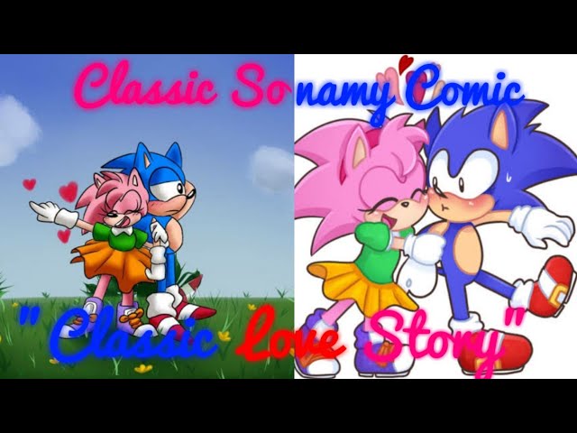 A Classic Sonamy Comic Made By FireWitch25  Classic Love Story Sonamy  Comic Part 1-2 