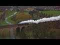 Golden Arrow Steam Locomotive Aerial Footage - Orient Express - DJI MAVIC PRO