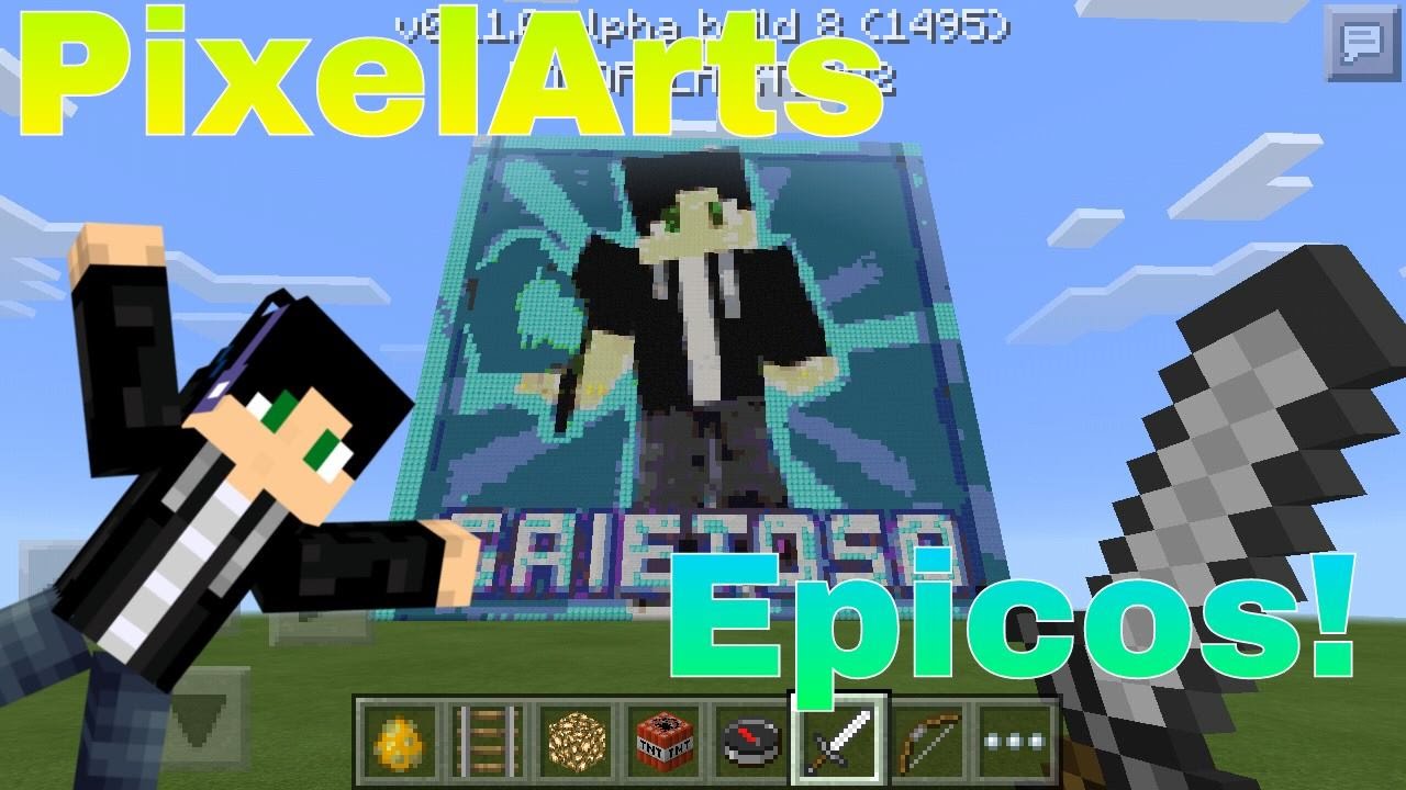 Minecraft Pe Pixel Art Ideas
