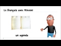 Learn 1 French word  un agenda