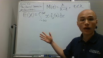 Obtaining the Expected Value of the Exponential Distribution Using the Moment Generating Function