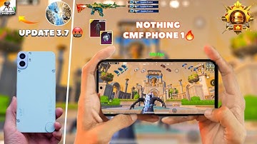 Cmf Phone 1 - 120 Fps Bgmi Test😍 | Cmf Phone 1 Bgmi Test With Fps Meter🔥 | Cmf Phone 1 Pubg Test 3.7