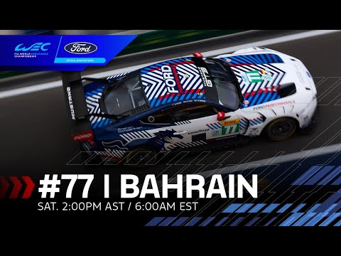 Ford Mustang GT3 Onboard Cam | 2025 FIA WEC 8 Hours of Bahrain | Ford Racing