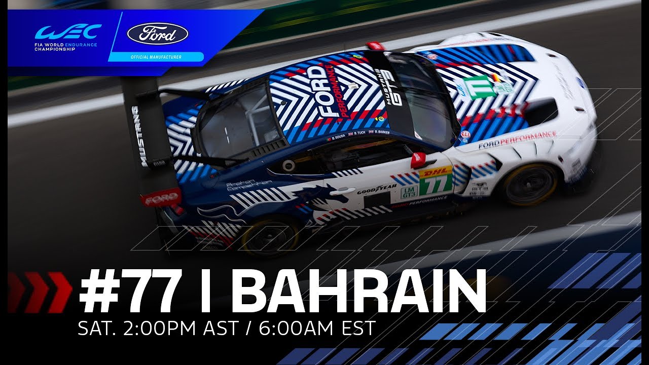 Ford Mustang GT3 Onboard Cam | 2025 FIA WEC 8 Hours of Bahrain | Ford Racing