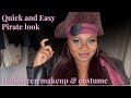 Easy Pirate Halloween Makeup & Costume | 10-Minute Transformation | RUBY ROSE LAUREN