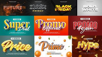 50+ 3D Super Text Effect Photoshop Tutorial Part 1