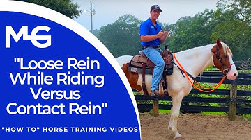 Loose Rein While Riding VS Contact Rein | The Horse Guru - Michael Gascon