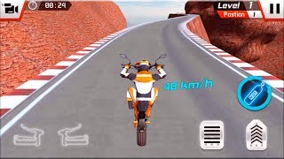 Racing on Bike Free - Gameplay Android game - bike stunts game screenshot 2