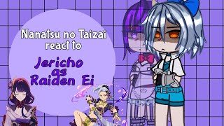 • Nanatsu no Taizai react to Jericho as Raiden | 1/1 | ᴏʀɪɢɪɴᴀʟ | 🇧🇷🇺🇸🇷🇺 | ʙʏ: @Shikazum1 •