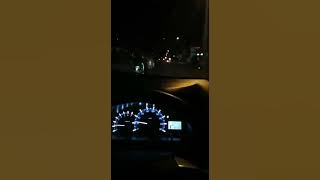 Story' WA nyetir mobil di waktu malam hari