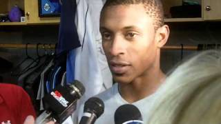 Rays outfielder B.J. Upton talks about ejection and his angry reaction