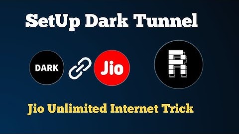 Jio Unlimited Data Setup | Dark Tunnel Config | Dev Rocky