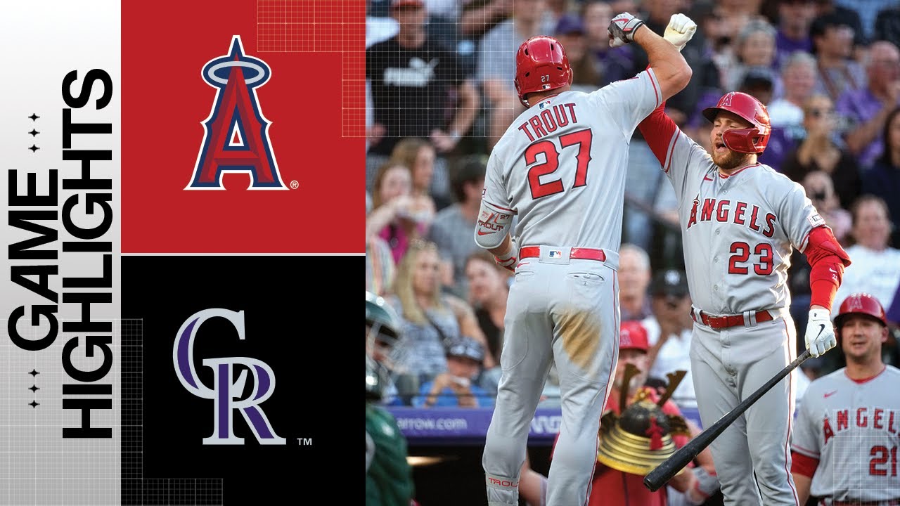 Angels vs. Rockies Game Highlights (6/24/23) MLB Highlights YouTube Angels vs. Rockies Game Highlights (6/24/23) MLB Highlights YouTube