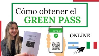 Cómo obtener el GREEN PASS siendo Argentino ?? ??