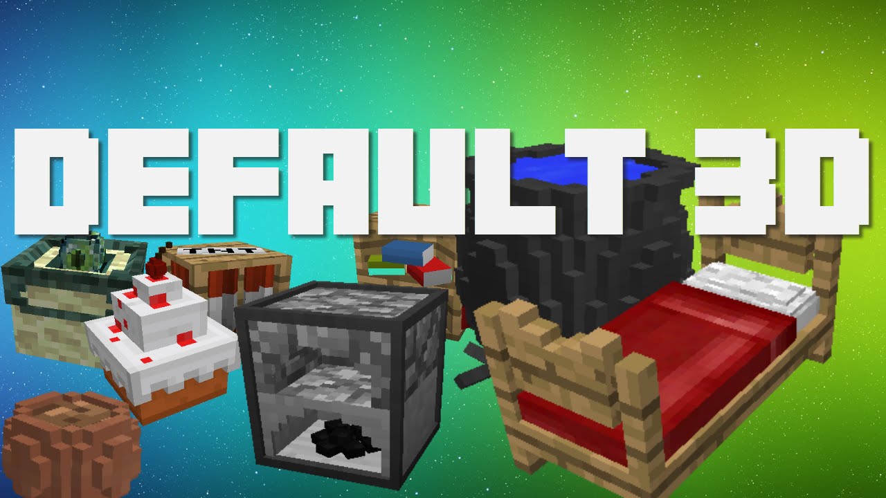 3d Minecraft Texture Pack For 1 9 1 10 1 11 Link Is In The Description Youtube