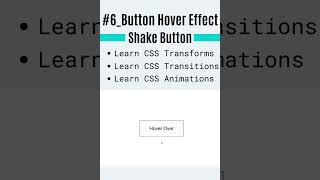 6. Button Hover Effect - Shake Button