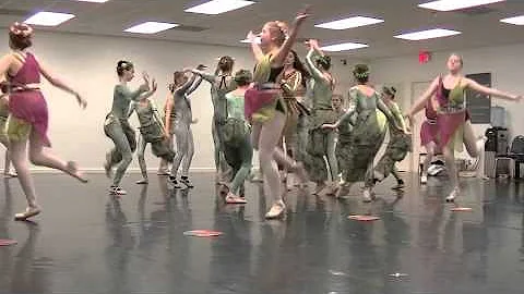 Julie Cox rehearses her role in 'The Search for Pe...