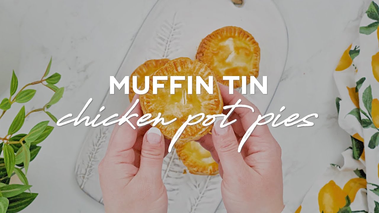 Muffin Tin Chicken Pot Pies (mini individual pot pies!)