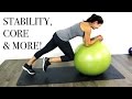 CORE & MORE Stability Ball WORKOUT - Intermediate Level