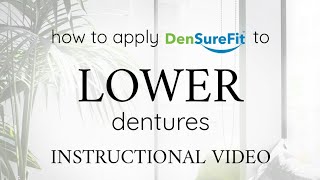 Densurefit Lower Denture Reline Kit