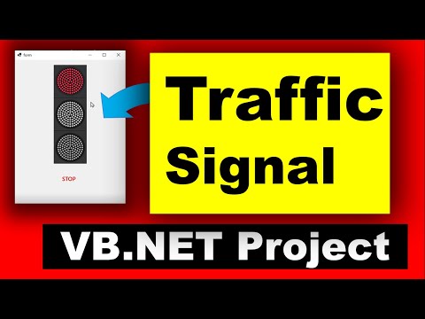 How to create Traffic Signal using VB.NET | Timer in VB.NET | Traffic Light Project|VB.Net Project |