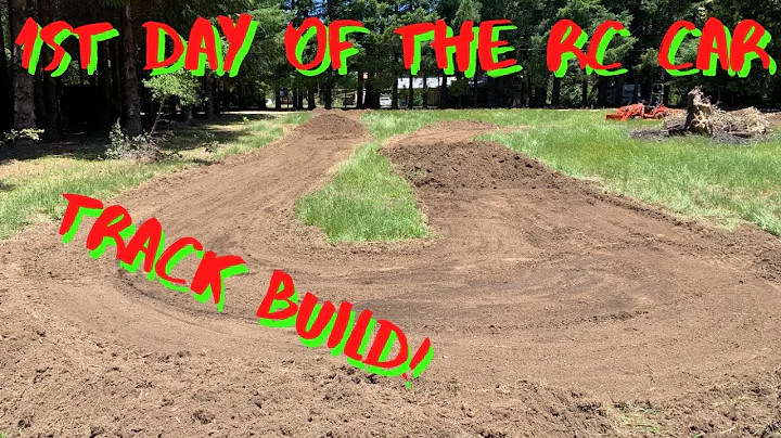 Back Yard RC Car Dirt Track Build Day #1