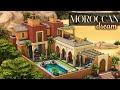 MOROCCAN DREAM HOME | [NO CC] The Sims 4: Courtyard Oasis Kit Speed Build + Giveaway