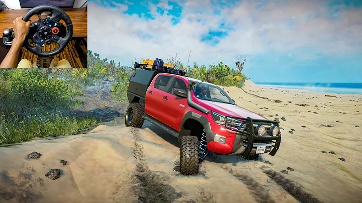 Toyota Hilux | Offroading | SnowRunner | Logitech g29 gameplay