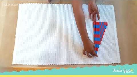 Addition with Small Number Rod – Montessori Activity