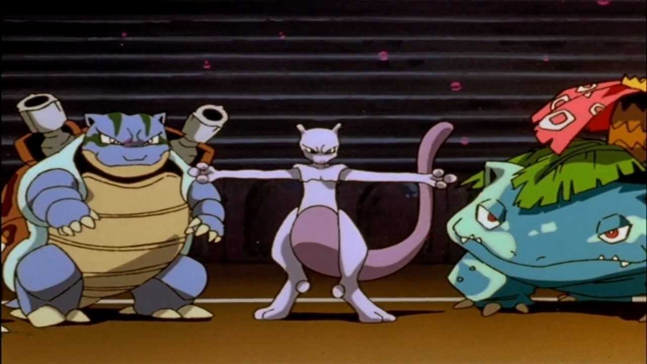 Mewtwo VS Mew  Ash Turn Into Stone Full Pokemon Movie Battle 