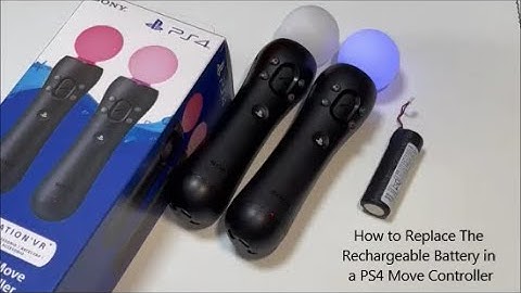 How to Replace The Rechargeable Battery in a PS4 Move Controller
