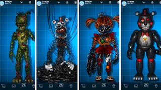 FNAF AR Scrap Animatronics Jumpscare & Workshop Animations