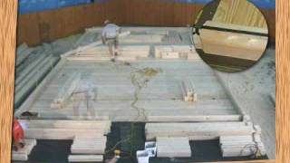 Single Layer Log Wall Assembly