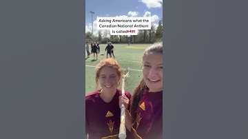 Thumbnail of Asking Americans to Guess What the Canadian National Anthem is Called?