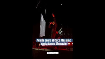 Thumbnail of Achille Lauro canta amore disperato